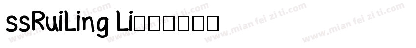 ssRuiLing Li字体转换